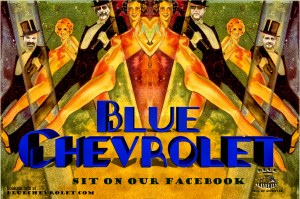 Blue Chevrolet Poster